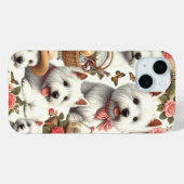 Schattigee West Highland White Terrier naadloos Case-Mate iPhone Case (Achterkant (horizontaal))