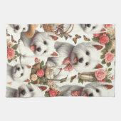 Schattigee West Highland White Terrier naadloos Theedoek (Horizontaal)