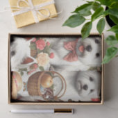 Schattigee West Highland White Terrier naadloos Tissuepapier (Geschenk)