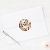 Schattigee West Highland White Terrier Ronde Sticker (Envelop)