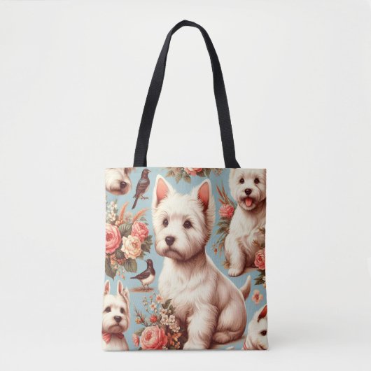  Schattigee West Highland White Terrier Tote Bag (Voorkant)