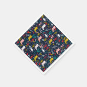 Schattigee Westerne cowgirl papieren servetten (Hoek)