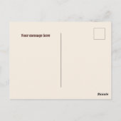 Schattigee Westerne Cowgirl voeg bericht toe Briefkaart (Achterkant)