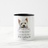 Schattigee Westie Dog Funny Custom Mok (Midden)