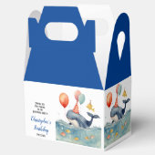 Schattigee Whale Boys Verjaardag Bedankdoosjes (Geopend)
