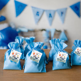 Schattigee Whale Boys Verjaardag Dank u Bedankjes Labels