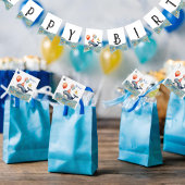 Schattigee Whale Boys Verjaardag Vlaggetjes