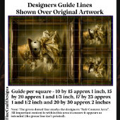 Schattigee Whimsical Ghost  Lijst DU3R Decoupage Tissuepapier