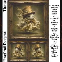 Schattigee Whimsical Ghost  Lijst DU3R Decoupage