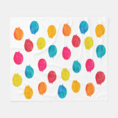 Schattigee Whimsy Modern Kleurrijke Slaap Katten W Fleece Deken (Voorkant (Horizontaal))