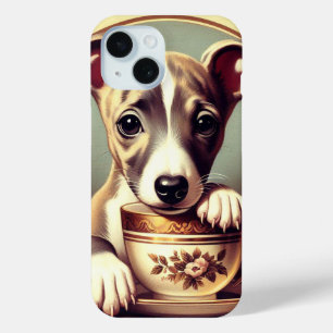 Schattigee Whippet Puppy iPhone 15 Case