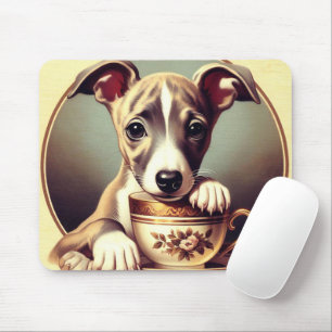 Schattigee Whippet Puppy Muismat