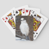 Schattigee Whiskey Jack Bird Pokerkaarten (Achterkant)