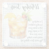 Schattigee whisky zure cocktail recept glazen onderzetter (Achterkant)