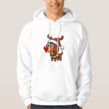 Schattigee Wiener Dog Rudolph Cartoon