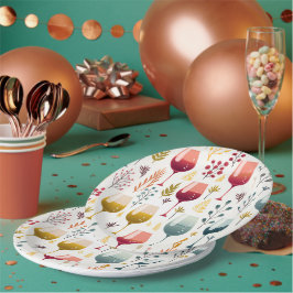 Schattigee wijnkopjes papier bord