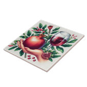 Schattigee wijnliefhebbers Crafting Home Business Tegeltje (Zijkant)