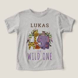 Schattigee Wild One Oerwoud Safari 1e verjaardagsf