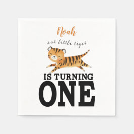 Schattigee Wild One Oerwoud Tiger 1e verjaardag Ui Servet