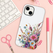 Schattigee wilde bloem iPhone hoesje