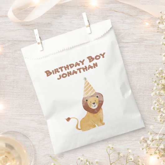 Schattigee wilde dieren verjaardag bedankzakje (Geknipt)