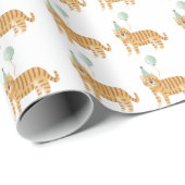 Schattigee wilde dieren verjaardag cadeaupapier (Rol Hoek)