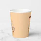 Schattigee wilde dieren verjaardag papieren bekers (Rechts)