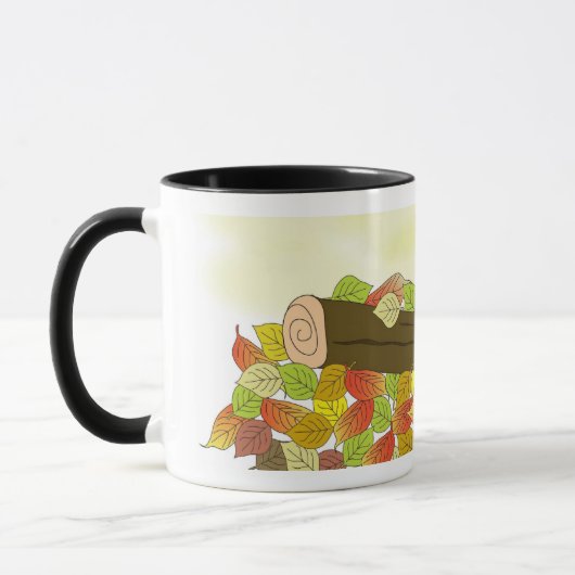 Schattigee wilde eekhoorn in Natuur - Whimsical An Mok (Links)