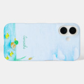 Schattigee wilde eend gepersonaliseerd Case-Mate iPhone case (Achterkant (horizontaal))