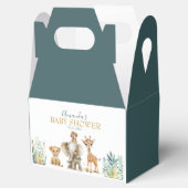 Schattigee wilde Oerwouden Bedankdoosjes (Geopend)