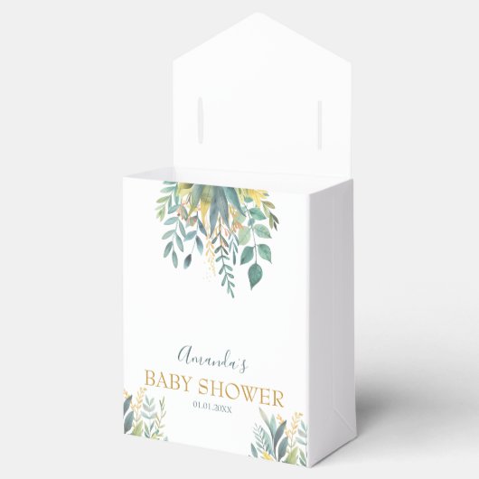 Schattigee wilde Oerwouden Bedankdoosjes (Geopend)