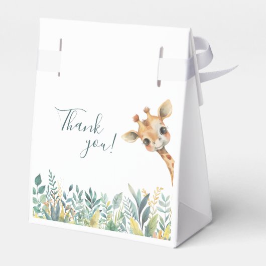 Schattigee wilde Oerwouden Bedankdoosjes (Achterkant)