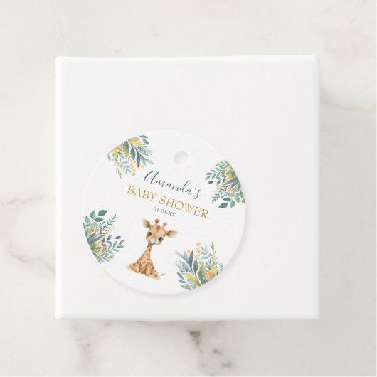 Schattigee wilde Oerwouden Bedankjes Labels (In situ)