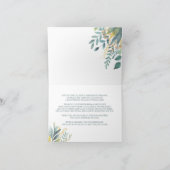 Schattigee wilde Oerwouden Bedankkaart (Binnen)