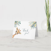 Schattigee wilde Oerwouden Bedankkaart (Voorkant)