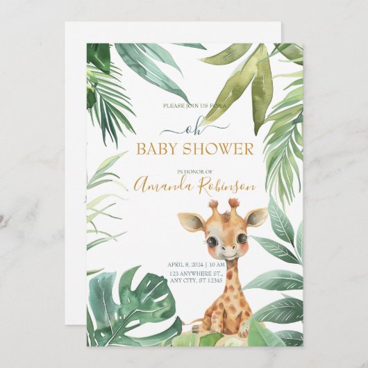 Schattigee wilde Oerwouden Kaart (Voorkant / Achterkant)