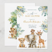 Schattigee wilde Oerwouden Kaart (Voorkant / Achterkant)