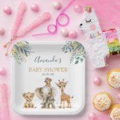 Schattigee wilde Oerwouden Papieren Bordje (Feest)