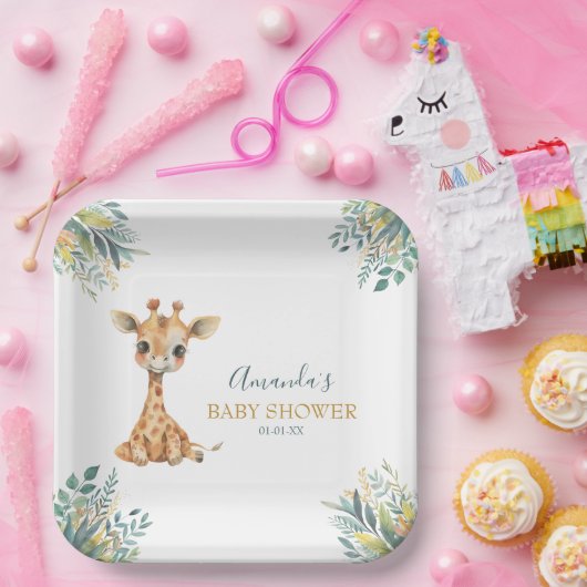 Schattigee wilde Oerwouden Papieren Bordje (Feest)