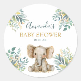 Schattigee wilde Oerwouden Ronde Sticker