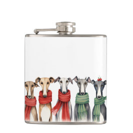 Schattigee windhonden en Whippets | Honden in sjaa Heupfles