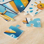 Schattigee windsurf puzzel 🧩 (Zijkant)