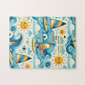 Schattigee windsurf puzzel 🧩 (Horizontaal)