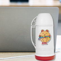 Schattigee Winter Animal Cartoon Gepersonaliseerde