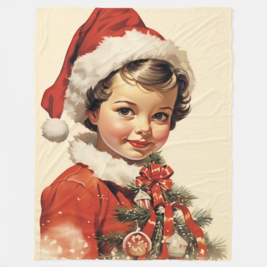 Schattigee Winter Classic Kerstdeken Fleece Deken (Voorkant)