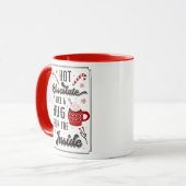 Schattigee Winter Hete Chocolade Vrolijke Kerst Fe Mok (Voorkant links)