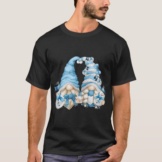 Schattigee winter liefhebber bijpassende kabouters t-shirt (Voorkant)
