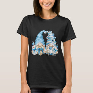 Schattigee winter liefhebber bijpassende kabouters t-shirt