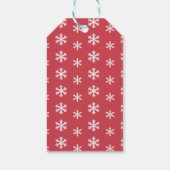 Schattigee Winter Notenkraker Kerstvakantie Favor Cadeaulabel (Achterkant)