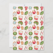 Schattigee Winter Onederful Vakantie 1e Verjaardag Kaart (Achterkant)